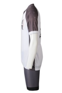 B163   Customized cycling pants suit sportswear manufacturer Dragon Boat pants pad cushioned counter current up cycling shirt HK Center side view